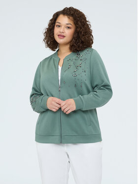 Fiorella Rubino Fiorella Rubino Bluza G847L008962N035 Zielony A-Line Fit
