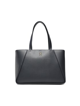 Tommy Hilfiger Tommy Hilfiger Geantă Th Casual Tote AW0AW14176 Bleumarin