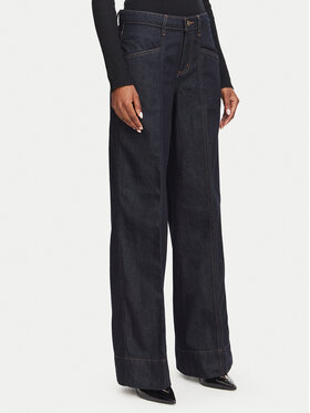 Guess Jeans Guess Jeans Jeansy W6YA05 D1179 Tmavomodrá Wide Leg