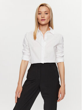 Boss Boss Marškiniai 50490772 Balta Slim Fit