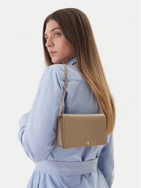 Calvin Klein Calvin Klein Borsetta Ck Wallet On Chain LV04F3319G Beige