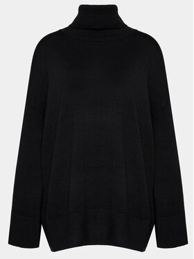Moss Copenhagen Moss Copenhagen Pulover Mschodanna 17732 Črna Loose Fit