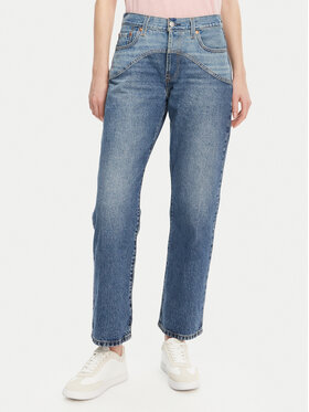 Levi's® Levi's® Jeansy Western 501® 001V3-0001 Modrá Regular Fit