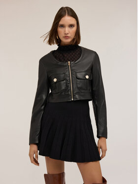 Motivi Motivi Giacca in similpelle R334Q001057N033 Nero Cropp Fit