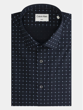 Calvin Klein Calvin Klein Košile K10K112091 Tmavomodrá Slim Fit