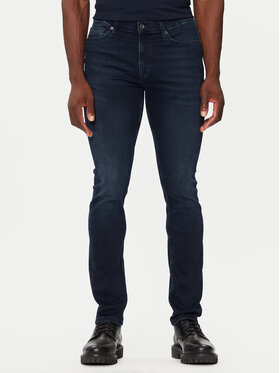 Mustang Mustang Jeansy Frisco 1013613 Granatowy Skinny Fit