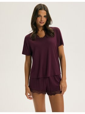 Esotiq Esotiq Piżama 44095 Brązowy Regular Fit