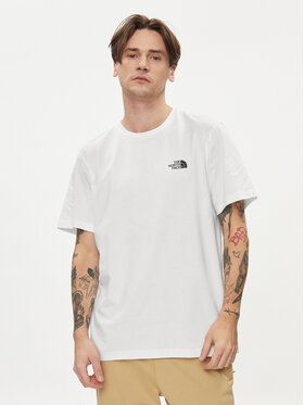 The North Face The North Face T-shirt Simple Dome NF0A87NG Bianco Regular Fit