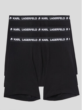 KARL LAGERFELD KARL LAGERFELD Komplet 3 par bokserek 211M2104 Czarny