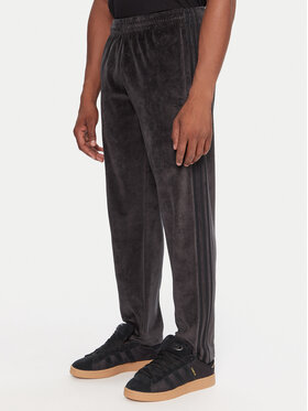 adidas adidas Παντελόνι φόρμας SST adicolor Velour JW8377 Μαύρο Regular Fit