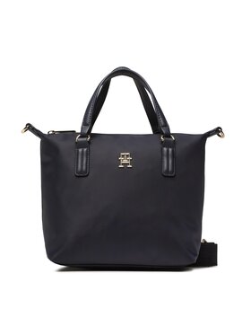 Tommy Hilfiger Tommy Hilfiger Torbica Poppy Small Tote AW0AW14476 Tamnoplava