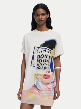 Desigual Desigual Igapäevane kleit Berlin 25SWVK20 Beež Regular Fit