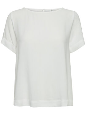 ICHI ICHI Bluza 20114547 Bela Regular Fit