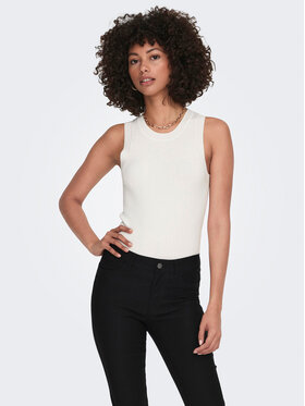 JDY JDY Τοπ Aya 15287501 Λευκό Slim Fit