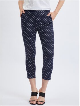 Orsay Orsay Spodnie damskie 356249526000__44 Granatowy Regular Fit
