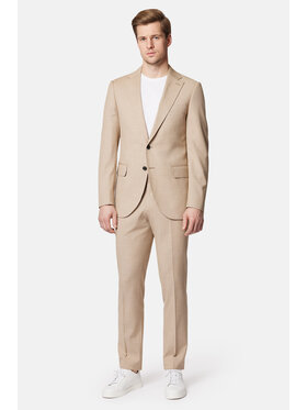 Lancerto Lancerto Garnitur Caro GA073124000007 Beżowy Slim Fit