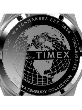 Timex Sat Waterbury TW2V49700 Srebrna