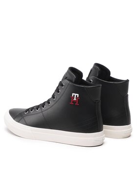 Tommy Hilfiger Tenisice Th Hi Vulc Street Leather FM0FM04739 Crna