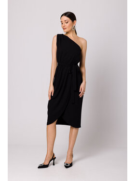 Makover Makover Vestito da giorno K160 Nero Regular Fit