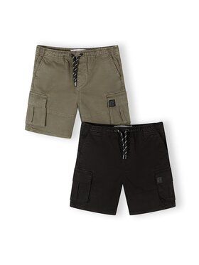 minoti minoti Szorty 29SHORT264 Czarny Regular Fit