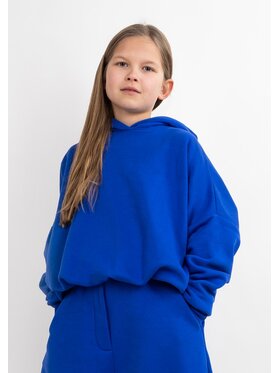 DKaren Sport DKaren Sport Bluza DK-K-B27 Kids Niebieski Balloon Fit