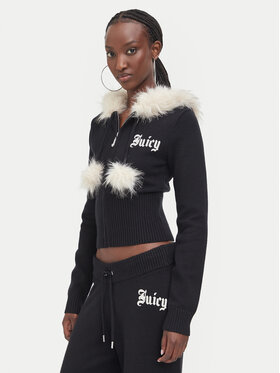 Juicy Couture Juicy Couture Kardiganas JCWAS226309 Juoda Regular Fit