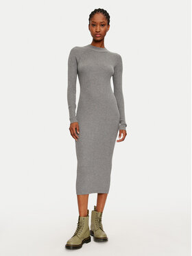 Vero Moda Vero Moda Kötött ruha Willow 10321939 Szürke Slim Fit