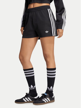 adidas adidas Pantaloni scurți sport Lace 3 Stripes LG4267 Negru Regular Fit