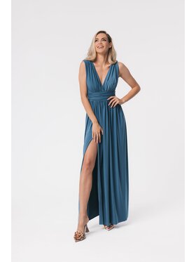Aurora Aurora Sukienka wieczorowa Aurelia (jeans) Niebieski Feminine Fit