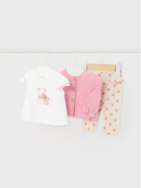 Mayoral Mayoral Set majica, pulover in legice 01715 Pisana Slim Fit