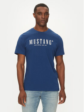 Mustang Mustang T-krekls Austin 1016264 Zils Regular Fit