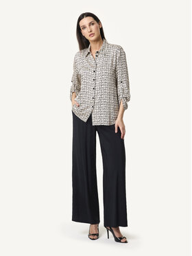 KMX KMX Koszula 503560001 Beżowy Straight Fit