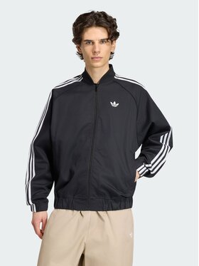 adidas adidas Μπόμπερ μπουφάν Sst Adicolor Classics Cotton Twill Tracktop KR1371 Μαύρο Regular Fit