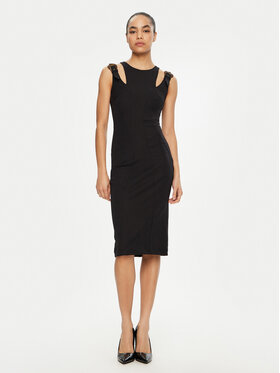 Versace Jeans Couture Versace Jeans Couture Rochie cocktail 78HAO913 Negru Slim Fit