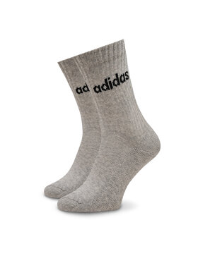 Adidas Visoke Unisex čarape Linear Crew Cushioned Socks 3 Pairs IC1302 Siva