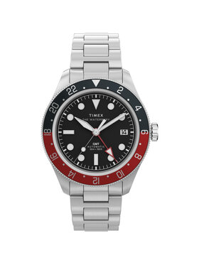 Timex Timex Zegarek TW2Y60600 Srebrny