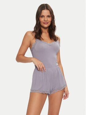 Hunkemöller Hunkemöller Pidžama 206601 Pelēks Regular Fit