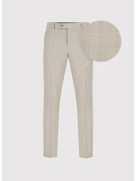 Pako Lorente Pako Lorente Spodnie garniturowe P25SP-6G-039 Beżowy Slim Fit