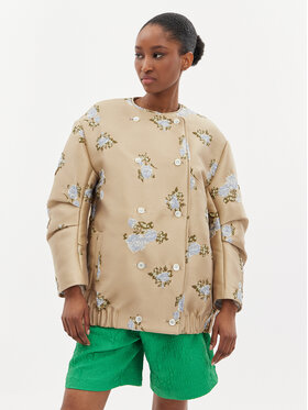 Custommade Custommade Демісезонна куртка Filina 999442875 Золотий Oversize