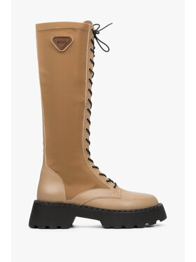 Estro Estro Polokozačky ER00112084 Hnědá