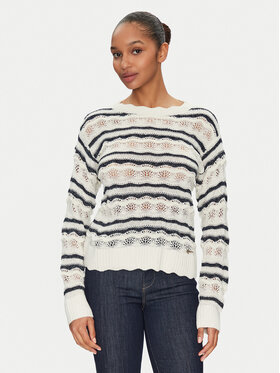 Guess Guess Sweter W5GR35 Z3NJ0 Beżowy Regular Fit