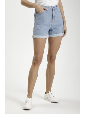 Cross Jeans Cross Jeans Szorty jeansowe F 418-017 Błękitny Regular Fit