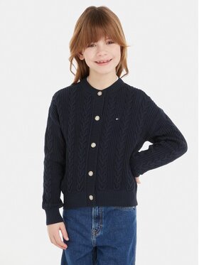 Tommy Hilfiger Tommy Hilfiger Кардиган KG0KG07628 Тъмносин Regular Fit
