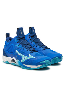 Mizuno Čevlji Za športe V Zaprtih Prostorih Wave Momentum 3 V1GA2317 Modra