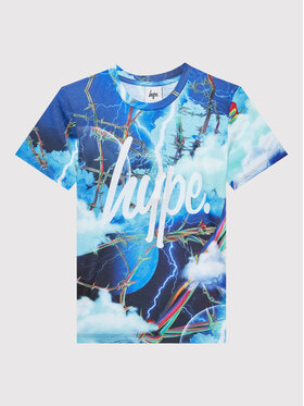 HYPE HYPE T-Shirt ZVLR-041 Niebieski Regular Fit
