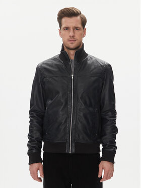 Serge Pariente Serge Pariente Lederjacke Soul Dunkelblau Regular Fit