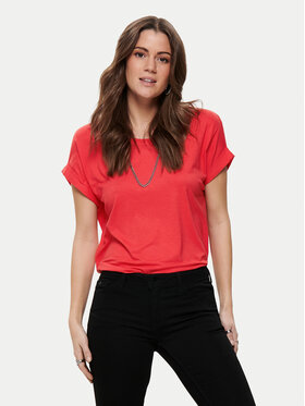 ONLY ONLY T-krekls Moster 15106662 Sarkans Regular Fit