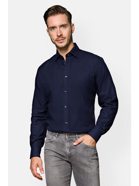 Lancerto Lancerto Koszula Neuma KO073222000006 Granatowy Regular Fit