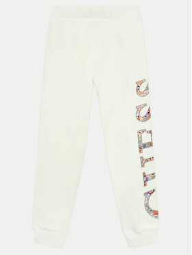 Guess Guess Долнище анцуг J4BQ11 KAX73 Екрю Relaxed Fit