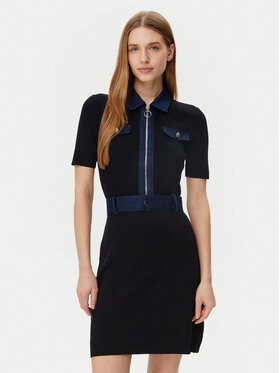 Morgan Morgan Φόρεμα υφασμάτινο 251-RMJEAN Μαύρο Slim Fit